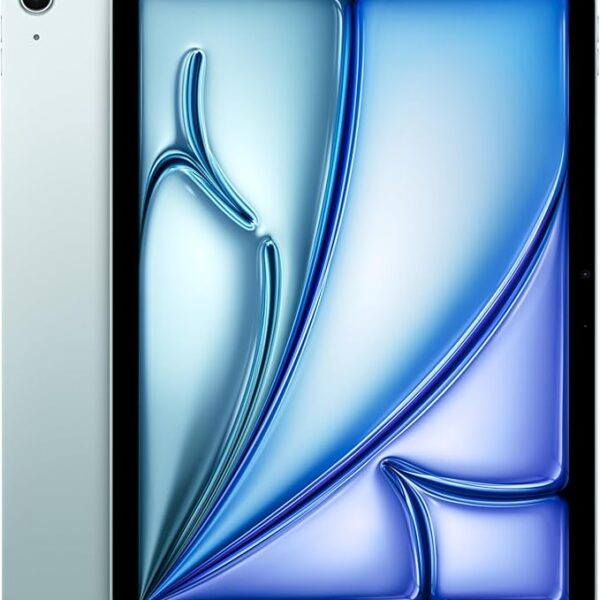Apple iPad Air 11-inch with M3 chip Built for Apple Intelligence, Liquid Retina Display, 256GB, 12MP Front/Back Camera, Wi-Fi 6E, Touch ID, All-Day Battery Life — Blue