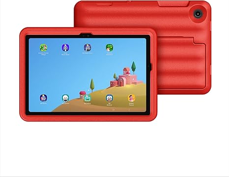 SAMSUNG Galaxy Tab A9+ Kids Edition 11” 64GB WiFi Android Tablet, Long Battery Life, Expandable Storage, Slim & Lightweight, Kid-Friendly Durable Puffy Cover, US Version, Red
