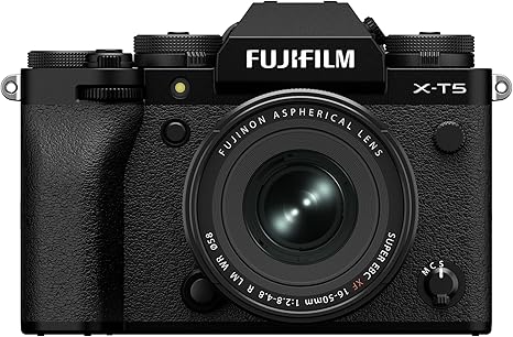 FUJIFILM X-T5 Mirrorless Digital Camera XF16-50mmF2.8-4.8 R LM WR Lens Kit - Black